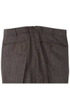 Gentleman fit wool cotton brown pants - PT TORINO - BALAAN 5