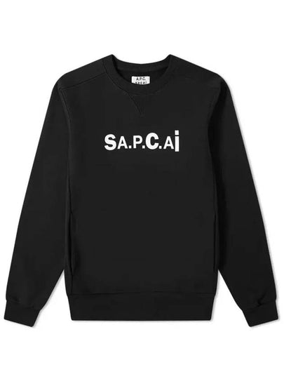 Sakai Logo Tani Sweatshirt Black - A.P.C. - BALAAN 2