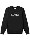 Sakai Logo Tani Sweatshirt Black - A.P.C. - BALAAN 2