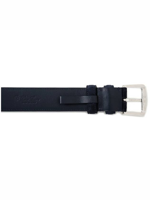 Alsavel Suede Belt Classic Blue - LORO PIANA - BALAAN 5