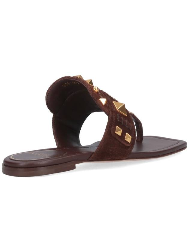 Valentino Garavani Sandals Brown - VALENTINO - BALAAN 4