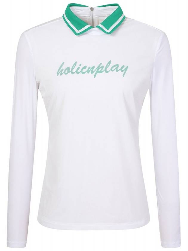 logo point sleeves cool color combination t-shirtHE1WTS006 - HOLIC&PLAY - BALAAN 2