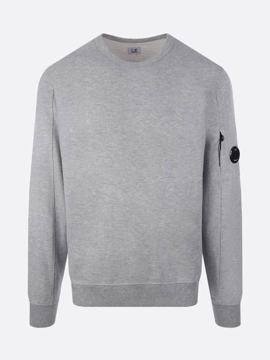 Lens Wappen Light Fleece Sweatshirt Grey - CP COMPANY - BALAAN 2