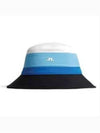 Denver Striped Bucket Hat Baltic Sea - J.LINDEBERG - BALAAN 2