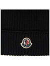 Kids Logo Pom Wool Beanie 3B000 18 04S01 999 - MONCLER - BALAAN 4