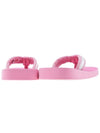 Logo Patch Striped Flip Flops Pink - KENZO - BALAAN 5