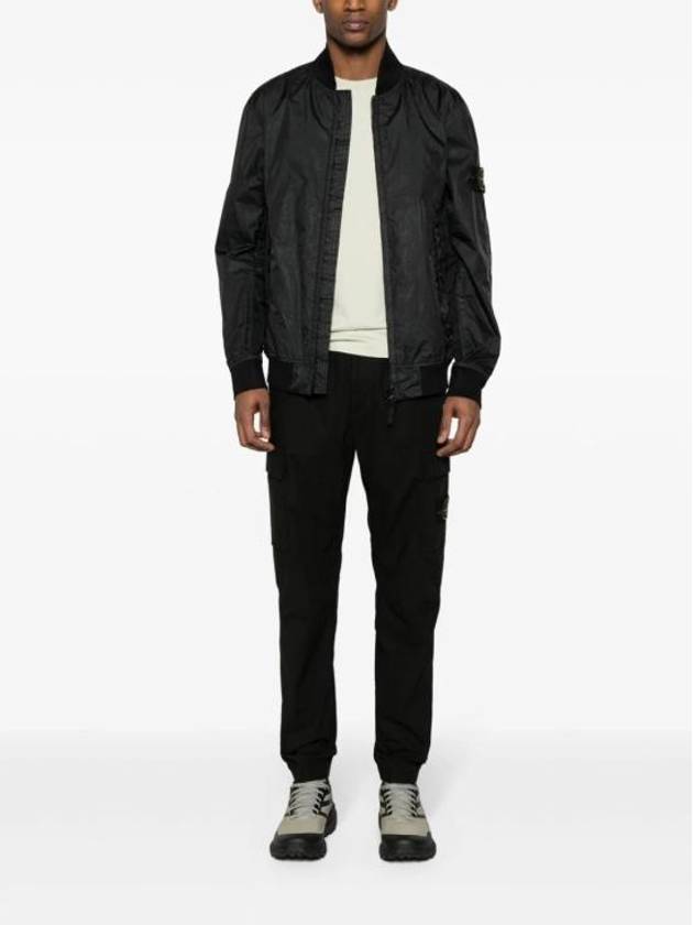 Membrana 3L TC Bomber Jacket Black - STONE ISLAND - BALAAN 3