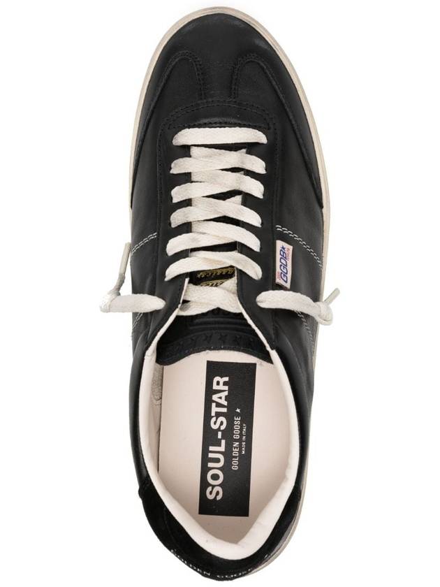 Soul Star Bio-Based Nappa Low-Top Sneakers Black - GOLDEN GOOSE - BALAAN 3