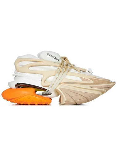 Unicorn Trainers Neoprene Leisure Low Top Sneakers Orange - BALMAIN - BALAAN 1