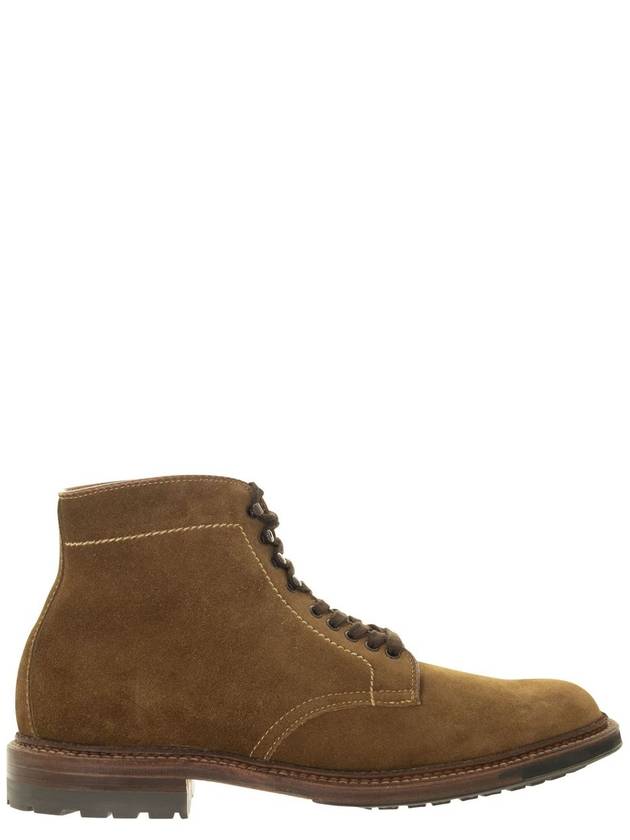 Simple pointed suede boot - ALDEN - BALAAN 1