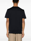 70/2 Mercerized Jersey Short Sleeve T-Shirt Navy - CP COMPANY - BALAAN 3