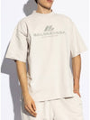 Activewear Medium Fit Short Sleeve T-Shirt White - BALENCIAGA - BALAAN 2