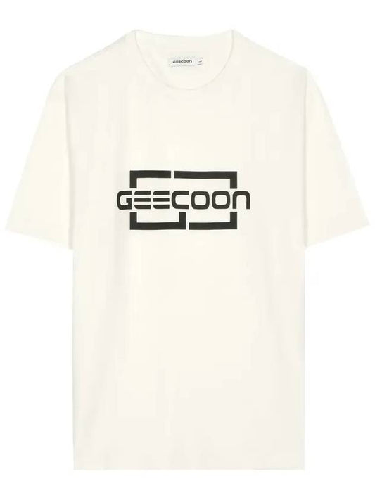 Big symbol logo printed short sleeve t shirt GEE236 102 white - GEECOON - BALAAN 1