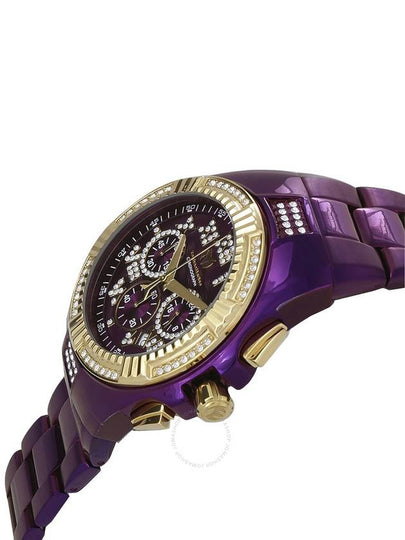 Technomarine Cruise Chronograph Quartz Crystal Purple Dial Men's Watch TM-121235 - TECHNOMARINE - BALAAN 2