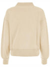 Moby Logo Print Sweatshirt Beige - ISABEL MARANT - BALAAN 4