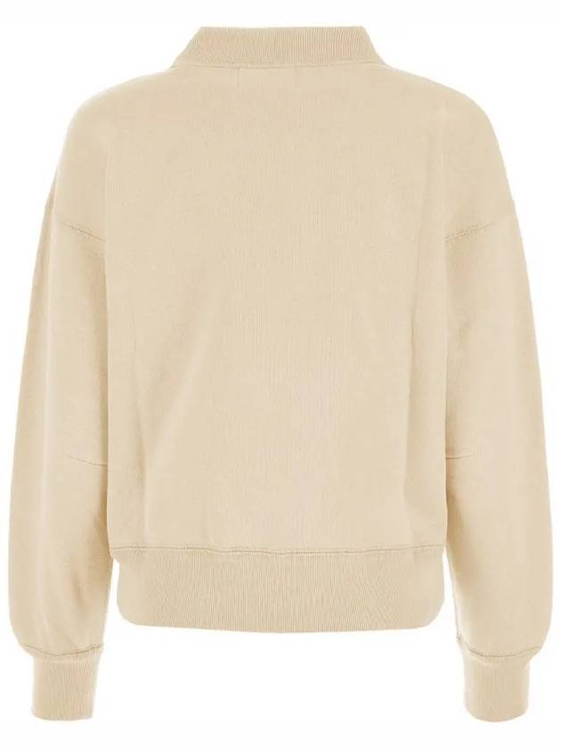 Moby Logo Print Sweatshirt Beige - ISABEL MARANT - BALAAN 4