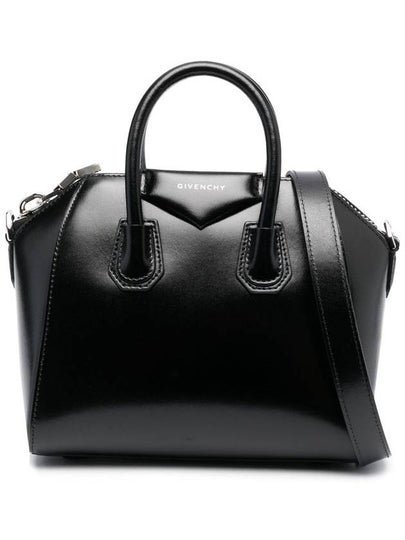 Antigona Leather Small Tote Bag Black - GIVENCHY - BALAAN 2