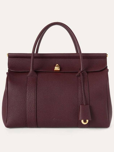 Room Bag L32 Grained Calfskin Azuki Beans FAN9610 Q09P - LORO PIANA - BALAAN 1