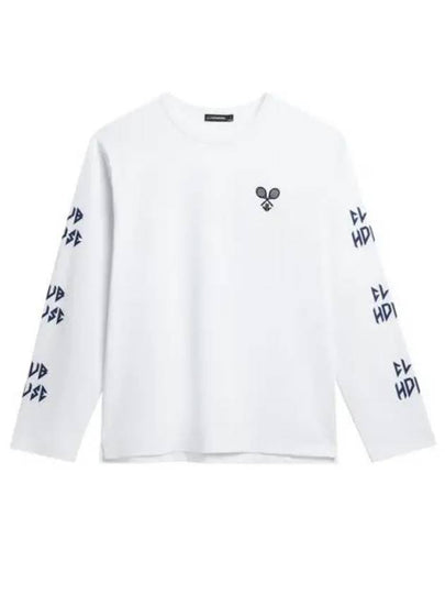 Camilo Graphic Long Sleeve T-Shirt White - J.LINDEBERG - BALAAN 2