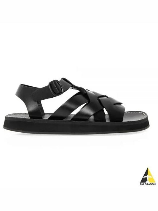 Beltra Fisherman Sandals Black - HEREU - BALAAN 2