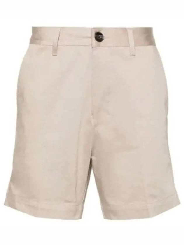 De Coeur Motif Chino Shorts Beige - AMI - BALAAN 2