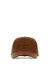 Nappa Leather Ball Cap Brown - MIU MIU - BALAAN 2