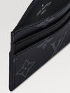 Monogram Eclipse Double Card Wallet Black - LOUIS VUITTON - BALAAN 6