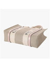 Woody Canvas Medium Tote Bag Cement Pink - CHLOE - BALAAN 6