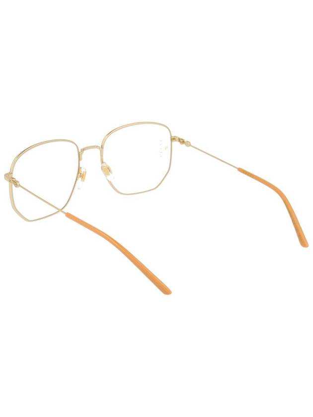 Eyewear Logo Metal Eyeglasses Gold - GUCCI - BALAAN 5