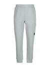 Men's Diagonal Raised Fleece Track Pants Grey Melange - CP COMPANY - BALAAN 2