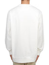 Metropolis Series Stretch Fleece Logo Sweatshirt White - CP COMPANY - BALAAN 5