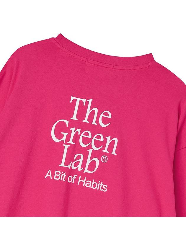 Essential Crop Long Sleeve T-Shirt Pink - THE GREEN LAB - BALAAN 5