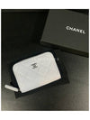 Classic Caviar Zipper Coin Card Wallet Light Sky AP0216 - CHANEL - BALAAN 5