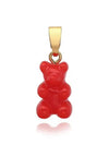 NOSTALGIA BEAR SANGRIA CLASSIC CONNECTOR Nostalgia Haribo bear pendant resin charm - CRYSTAL HAZE - BALAAN 2