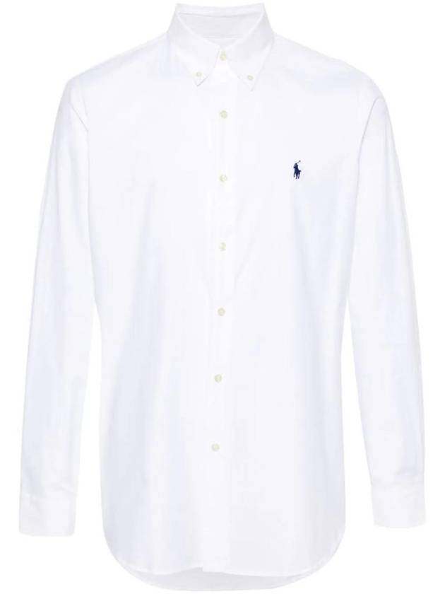 Polo Pony Embroidered Poplin Shirt 710928255 - POLO RALPH LAUREN - BALAAN 1