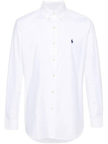 Polo Pony Embroidered Poplin Shirt 710928255 - POLO RALPH LAUREN - BALAAN 1