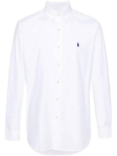 Polo Pony Embroidered Poplin Shirt 710928255 - POLO RALPH LAUREN - BALAAN 1