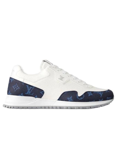 Run Away Low Top Sneakers White Navy - LOUIS VUITTON - BALAAN 1