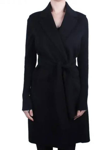 S Women BEAU Virgin Wool Vest Coat Black 013 271198 1119456 - MAX MARA - BALAAN 1