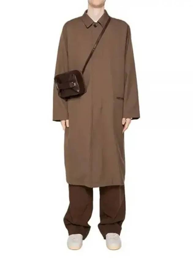 Raglan Suit Single Coat Brown - LEMAIRE - BALAAN 3