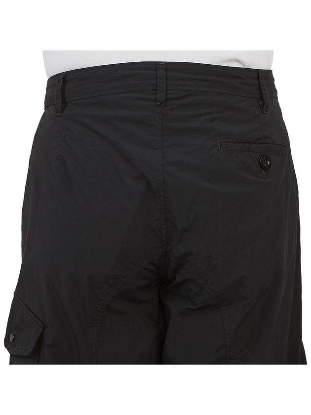 Nylon Tactel Cargo Bermuda Shorts Black - TEN C - BALAAN 8