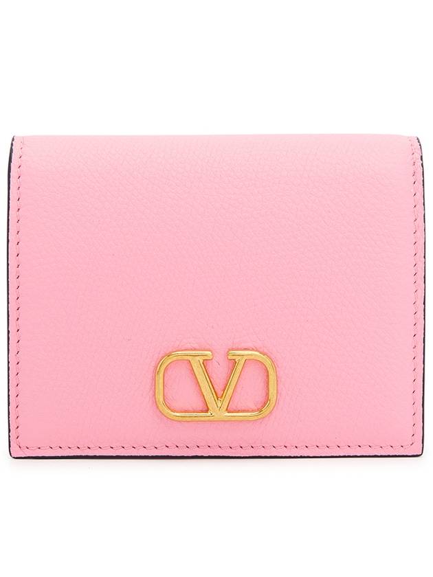 V Logo Signature Women's Half Wallet P0R39SNP ZQQ - VALENTINO - BALAAN 1