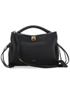 Iris Heavy Grain Medium Tote Bag Black - MULBERRY - BALAAN 5