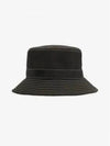 Women's Logo Patch Cotton Bucket Hat Black - GANNI - BALAAN 2