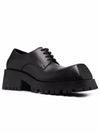 Trooper Lace-Up Derby Black - BALENCIAGA - BALAAN 4