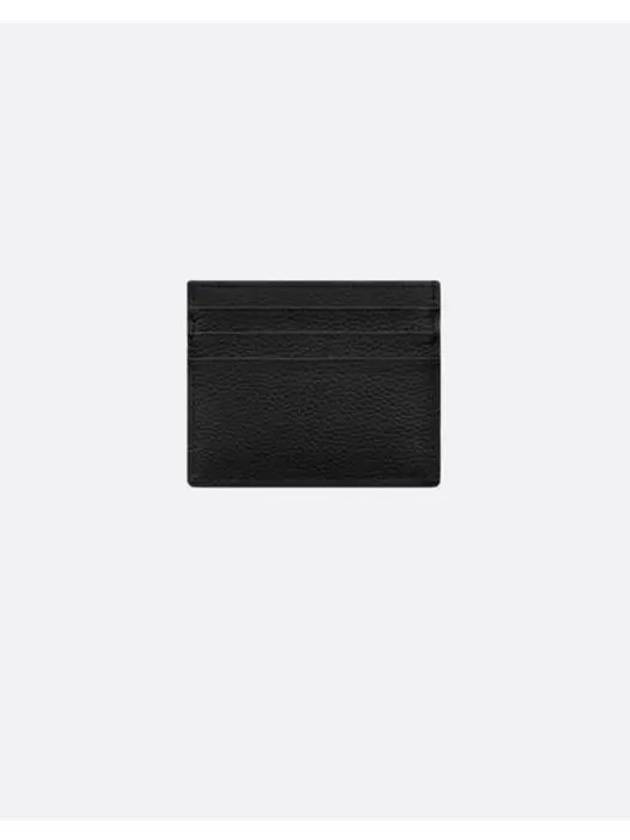 Oblique Saddle Card Wallet Black - DIOR - BALAAN 3