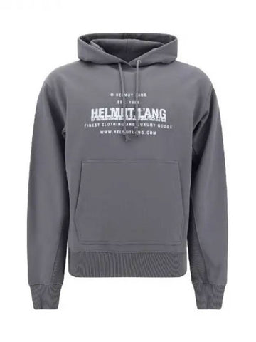 spray logo printed hooded top - HELMUT LANG - BALAAN 1