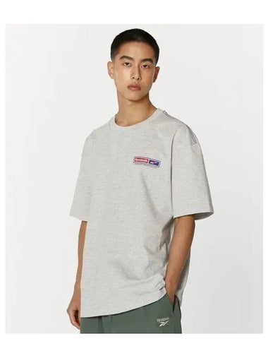 small square t shirt gray - REEBOK - BALAAN 1