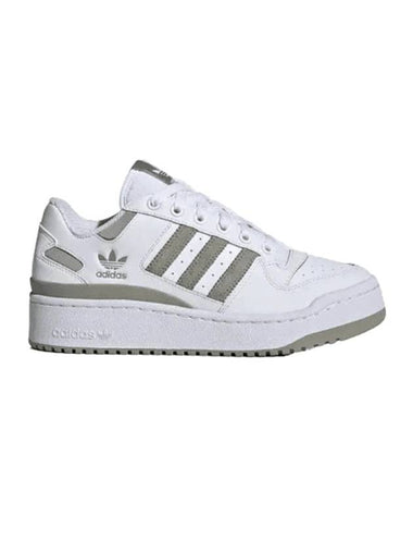 Forum Bold Stripe Low Top Sneakers Silver Cloud White - ADIDAS - BALAAN 1