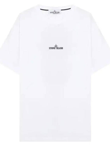 Micro Logo Print T Shirt Short Sleeve Men s Tee - STONE ISLAND - BALAAN 1